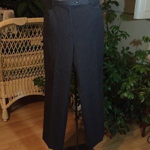 Talbots Petites Stretch 16 Charcoal grey PANT